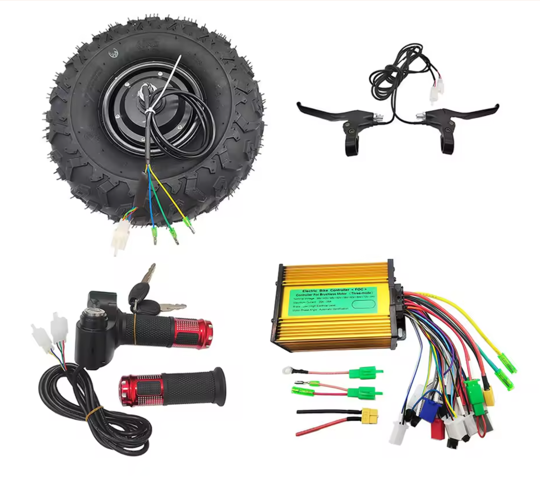24-48 volt 350-500 watt Motor/controller kit